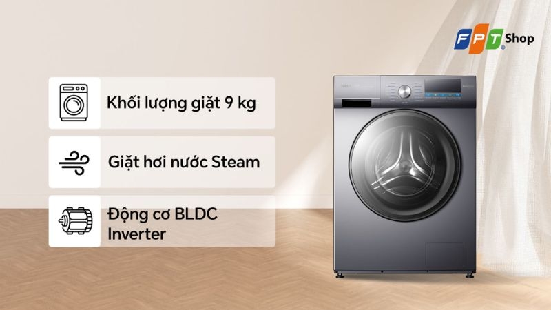 M&aacute;y giặt Sharp Inverter 9 kg ES-FM90CB-DG