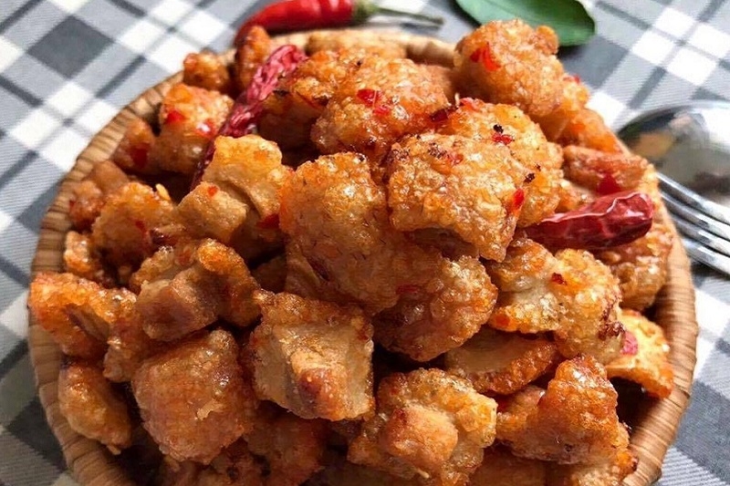 Tóp mỡ rim mắm tỏi ớt ảnh 5