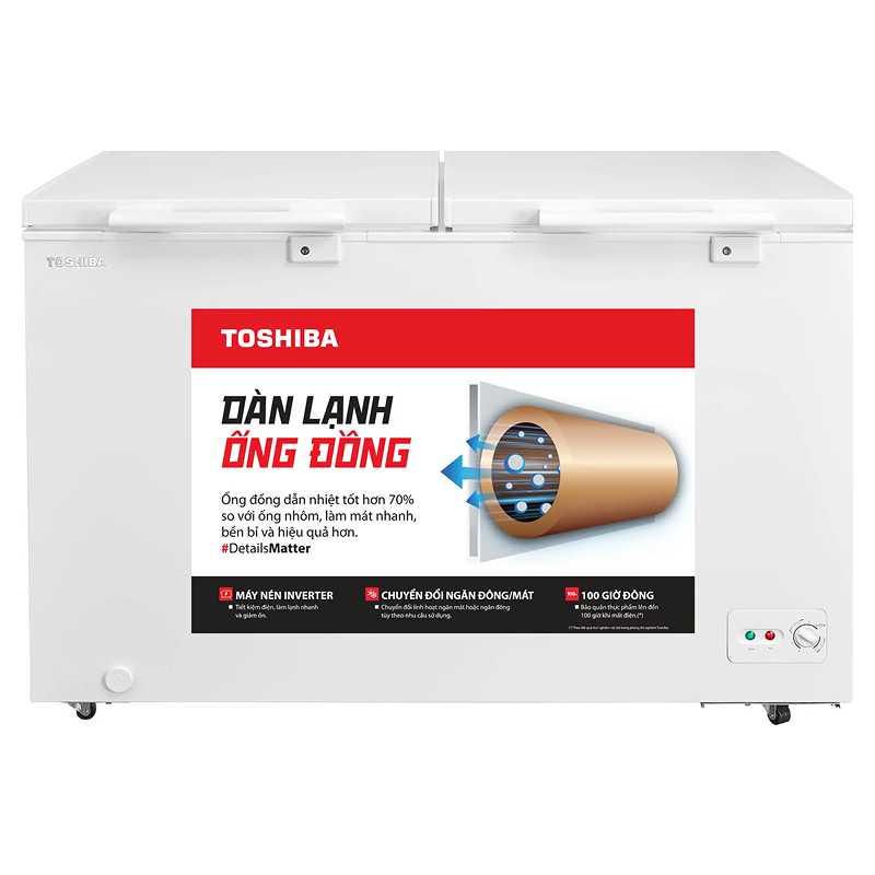 Tủ Đông Toshiba Inverter 362 Lít Gr - Rc470Cm