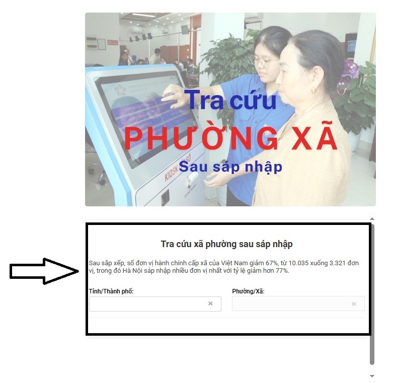 tra cứu địa chỉ mới sau sáp nhập 4