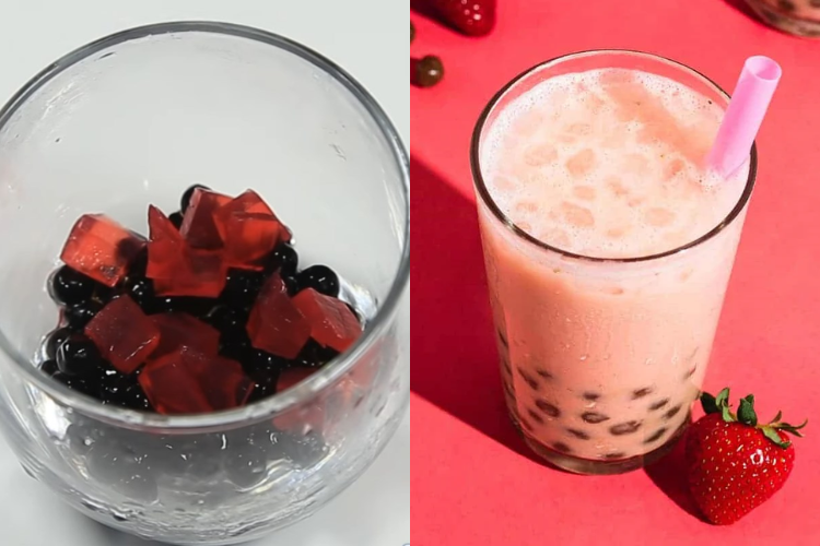 trà sữa dâu 5