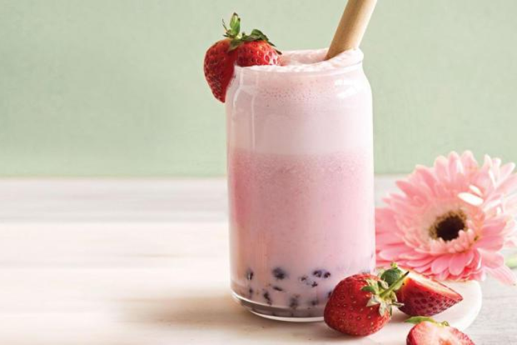 trà sữa dâu 6