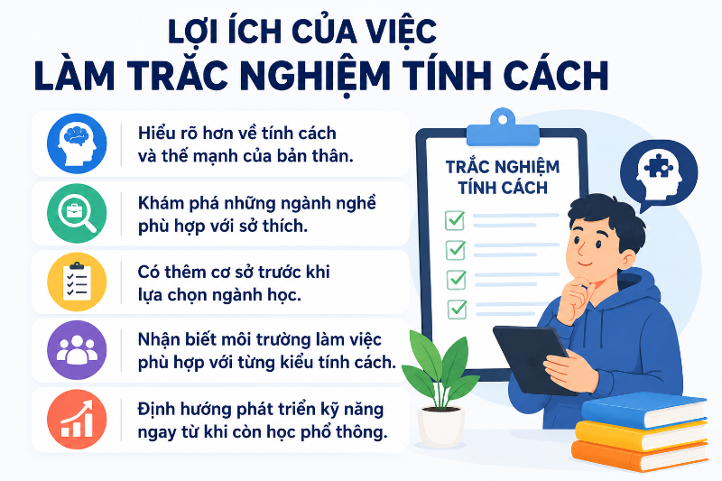 Trắc nghiệm tính cách chọn ngành miễn phí - hình 2