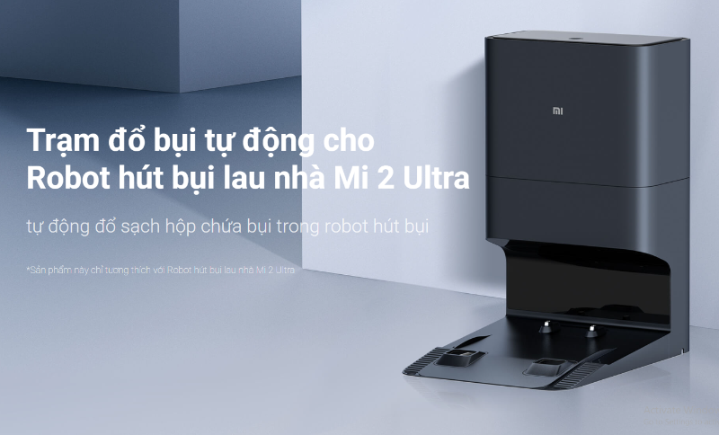 Trạm sạc Xiaomi Auto-empty station (hình 1)