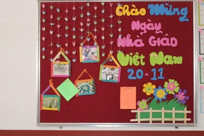trang trí bảng 20/11 (hình 10)