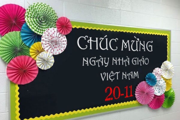 trang trí bảng 20/11 (hình 3)