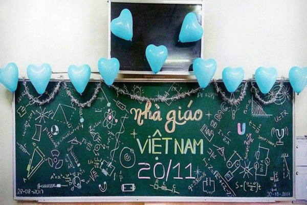 trang trí bảng 20/11 (hình 8)