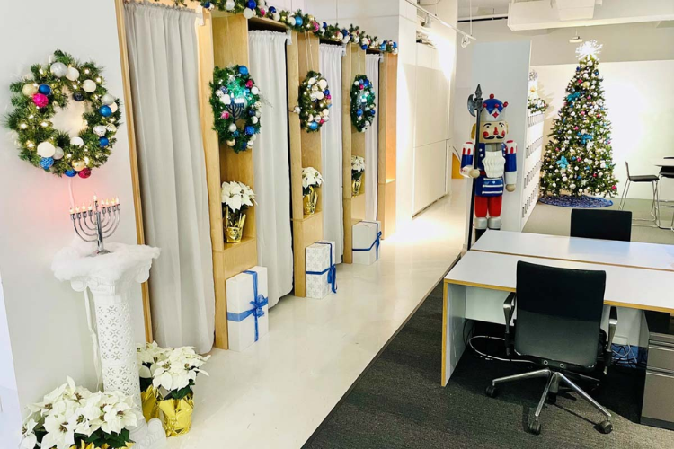 trang trí noel văn phòng 20