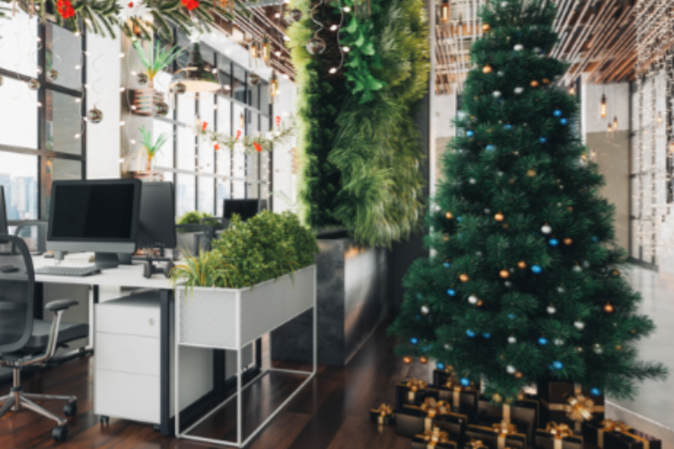 trang trí noel văn phòng 19