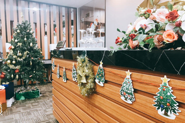 trang trí noel văn phòng 5