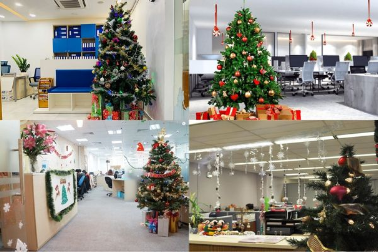 trang trí noel văn phòng 18