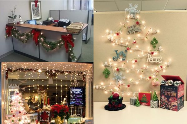 trang trí noel văn phòng 11