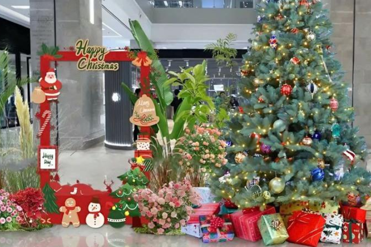 trang trí noel văn phòng 2
