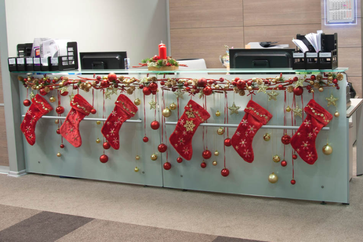 trang trí noel văn phòng 15