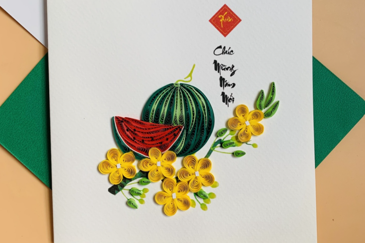 Trang trí thiệp Tết ảnh 14