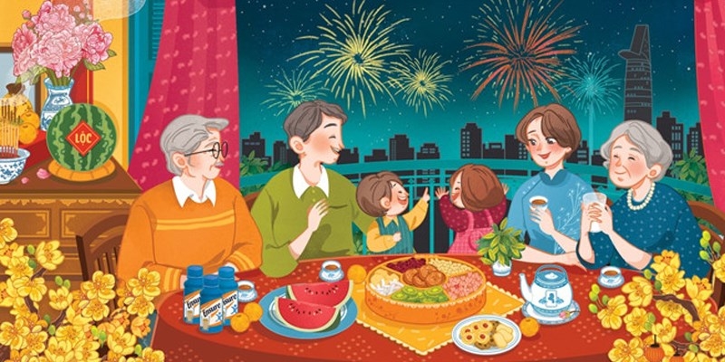 Trang trí thiệp Tết ảnh 23