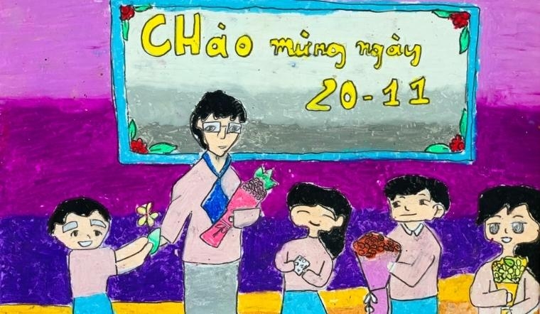 tranh vẽ 20/11 ảnh 6