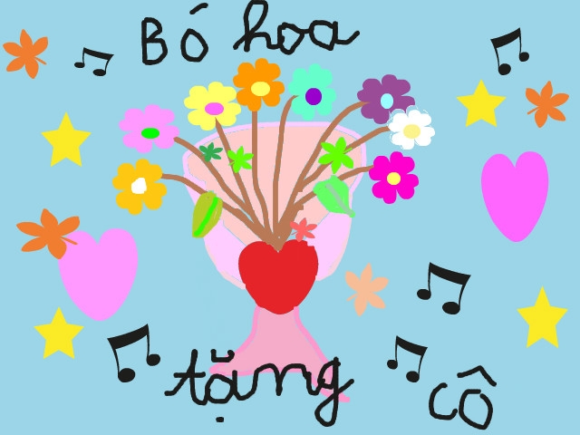 tranh vẽ 20/11 ảnh 24