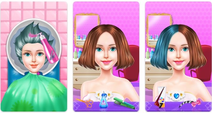 fashion hair salon for girls