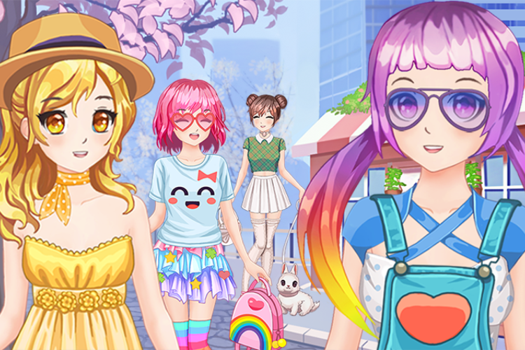 Trò chơi thời trang Anime hình 3