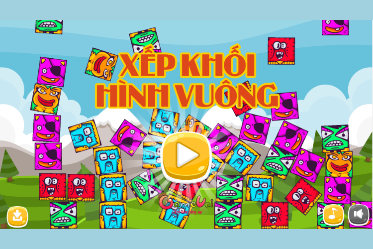 trò chơi xếp hình ô vuông 1