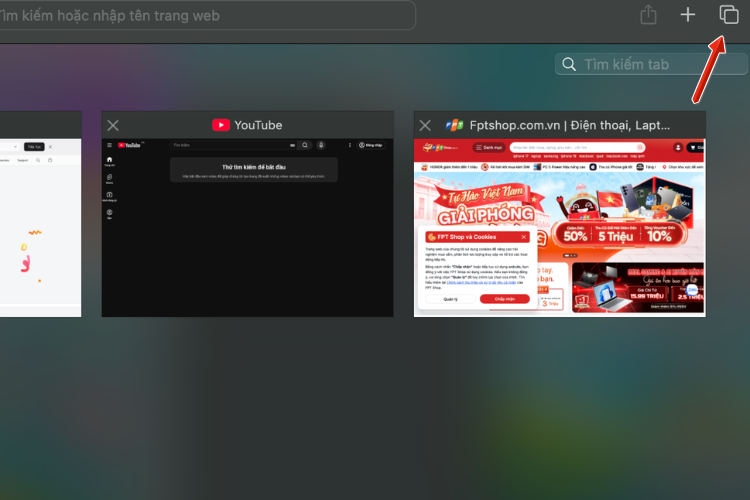 Truy cập trang web bằng Safari trên máy Mac hình 4