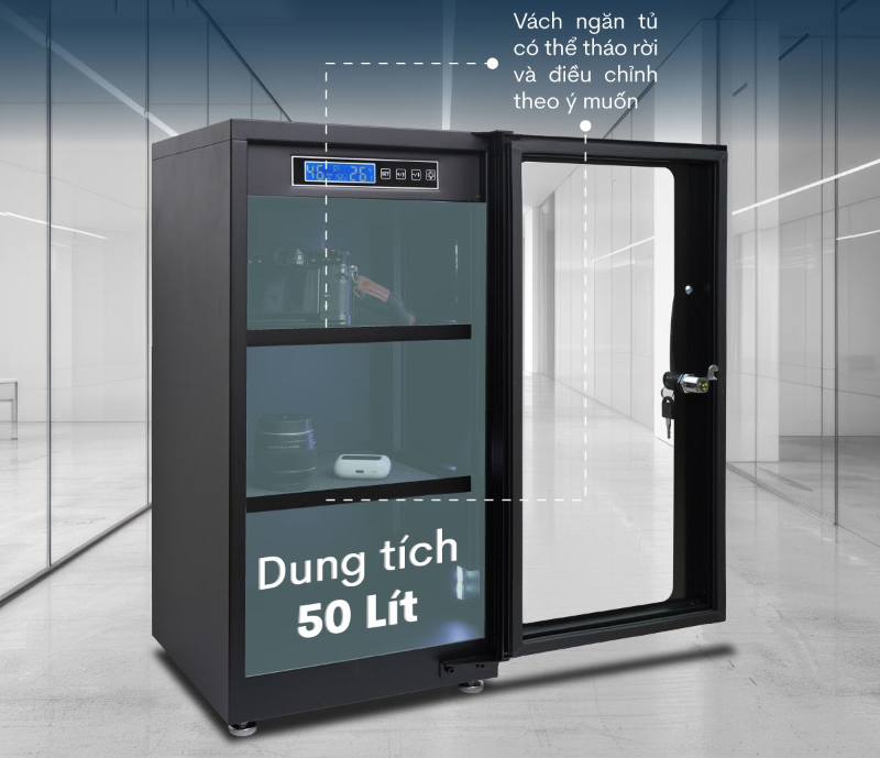 Tủ chống ẩm 50 lít Fujihome DC-50E (hình 9)