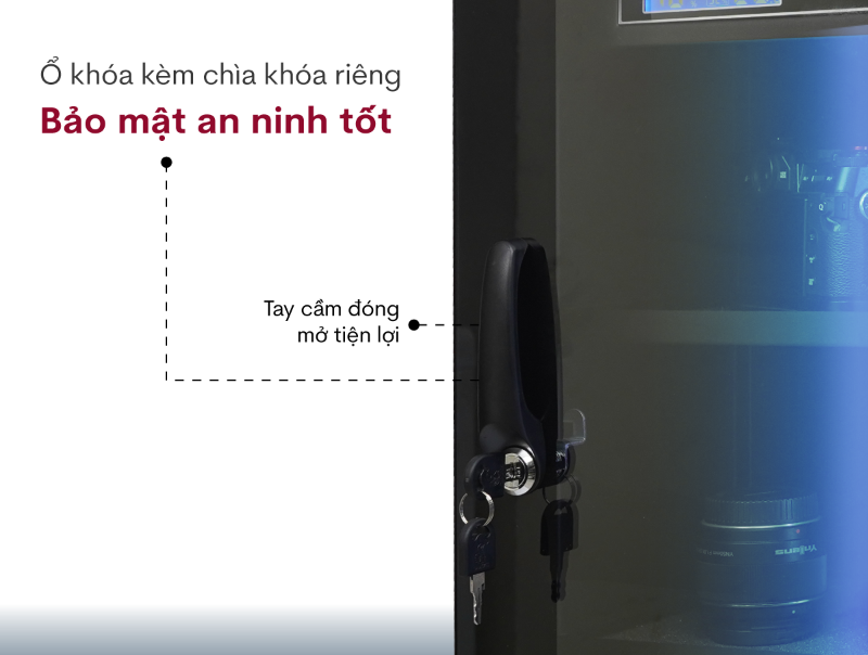 Tủ chống ẩm 50 lít Fujihome DC-50E (hình 6)