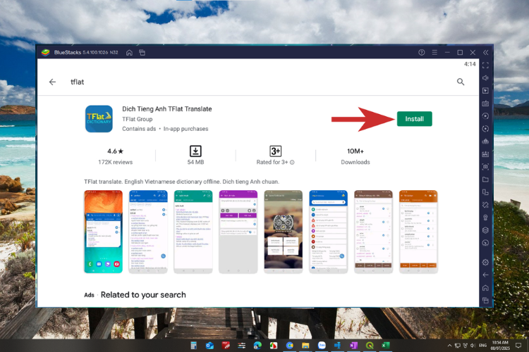 từ điển tflat 10