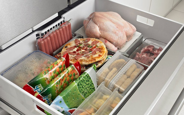 Dung t&iacute;ch chứa khoảng 30 - 50kg thực phẩm