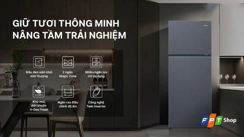 tủ lạnh Aqua 2 cánh (hình 6)