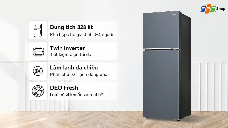 tủ lạnh Aqua 2 cánh (hình 7)