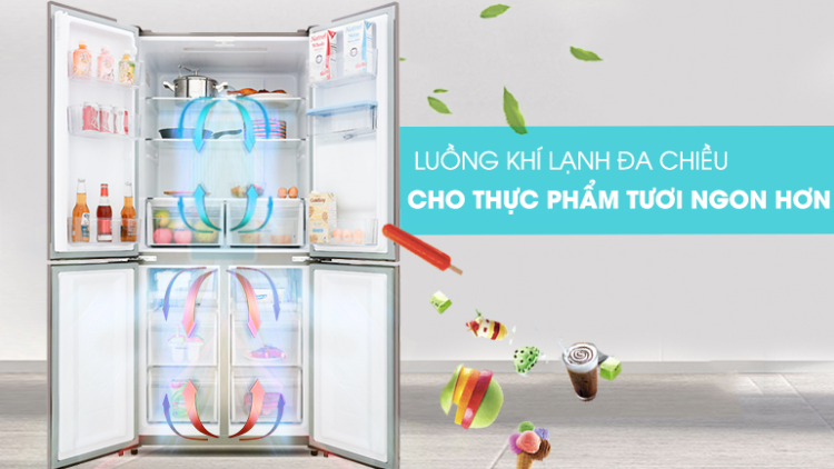 Tủ lạnh Aqua Inverter 456 lít AQR-IGW525EM (GB) - hình 6