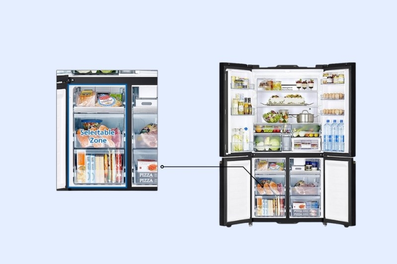 tủ lạnh c&oacute; ngăn chuyển đổi 4