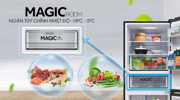tủ lạnh có ngăn tùy chỉnh nhiệt độ 6