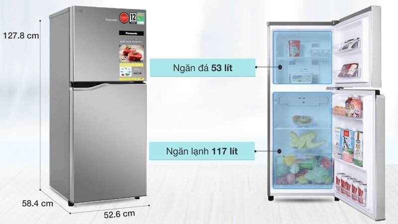 tu lanh mini 2 cua panasonic inverter