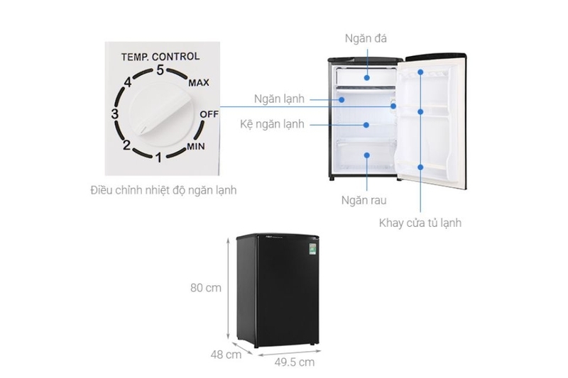 tủ lạnh mini Aqua ảnh 1