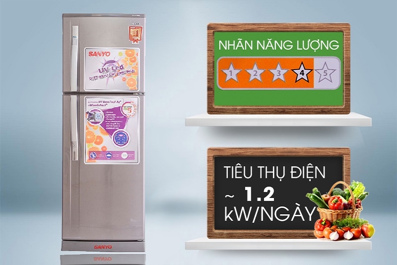 Tủ lạnh Sanyo 180l ảnh 3
