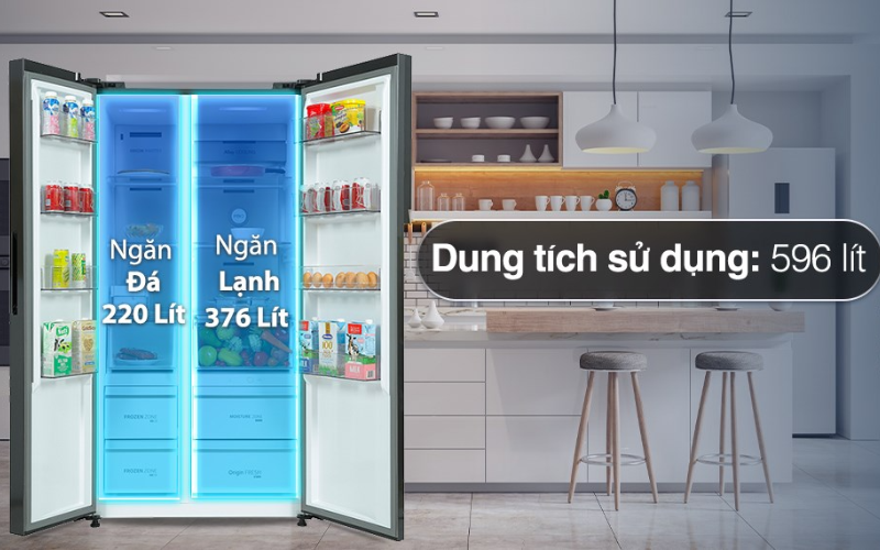 Tủ lạnh Toshiba RS780WI - hình 3