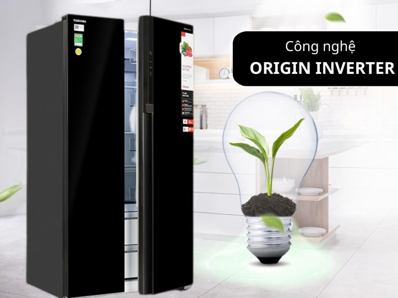 Tủ lạnh Toshiba RS780WI - hình 5