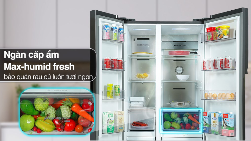 Tủ lạnh Toshiba RS780WI - hình 6