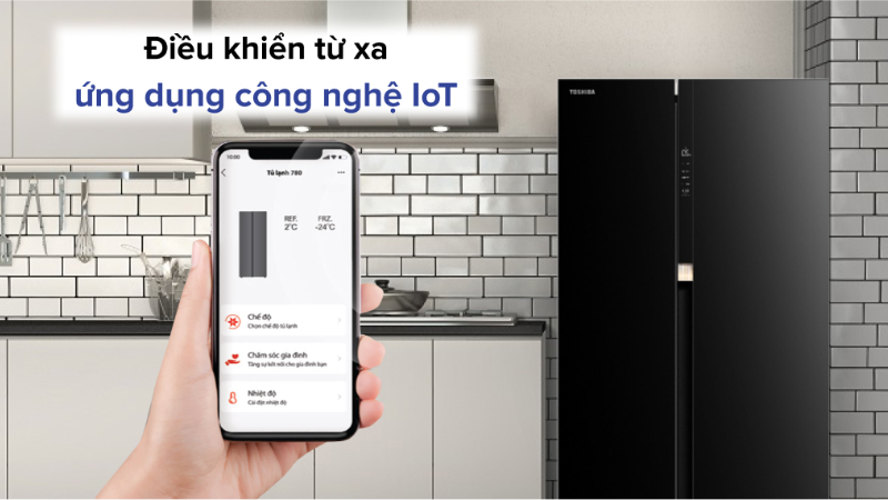 Tủ lạnh Toshiba RS780WI - hình 8