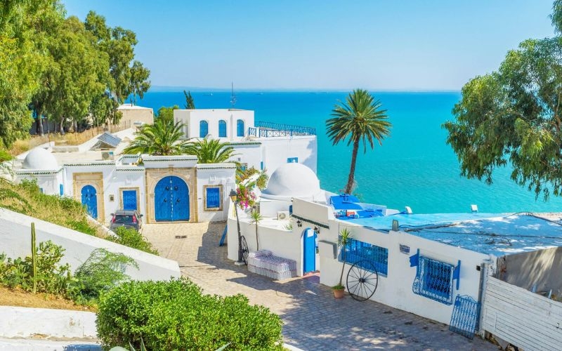 Thị trấn Sidi Bou Said của Tunisia