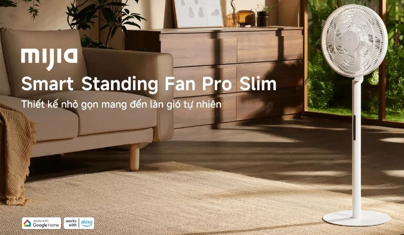 Quạt đứng Xiaomi Smart Standing Fan Pro Slim EU - hình 1