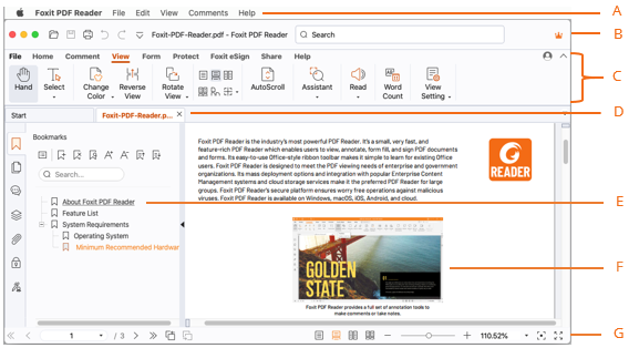 Các ứng dụng cần có khi mua MacBook mới - Foxit PDF Reader
