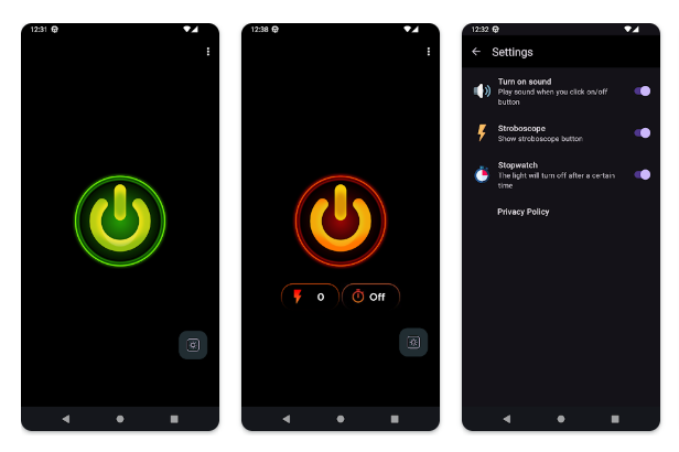 ứng dụng đèn pin cho Android - hình 5