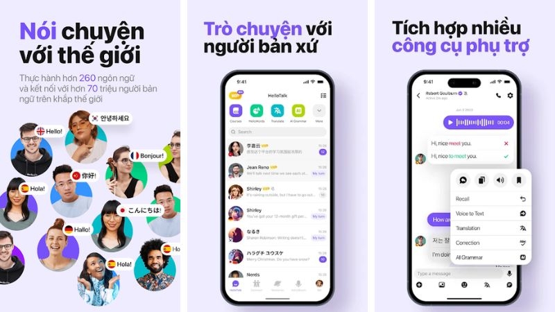ứng dụng học tiếng Anh hay cho Android - HelloTalk