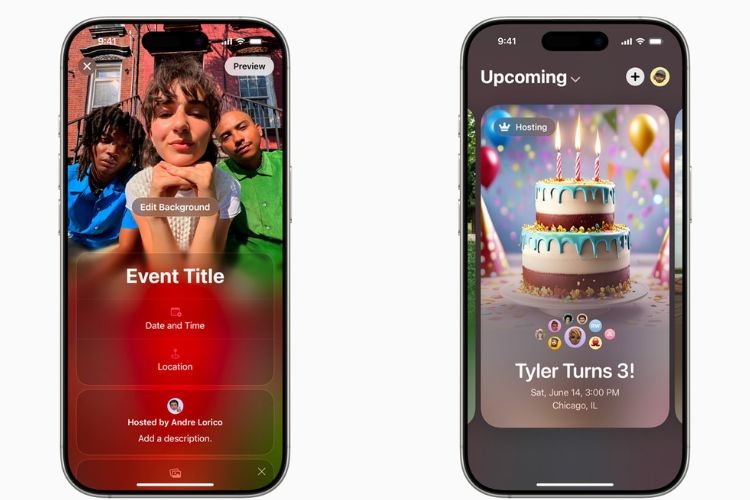 ứng dụng lời mời apple