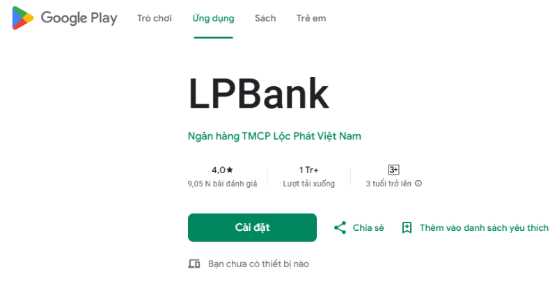 Ứng dụng Ngân hàng số LPBank (hình 6)