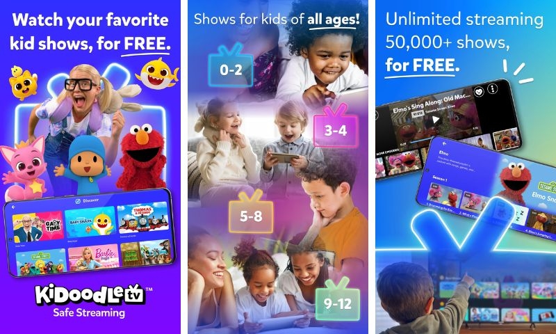 ứng dụng mobile miễn phí tốt nhất cho trẻ em - Kidoodle.TV